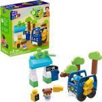 MEGA BLOKS Green Town Charge & Go Bus building set