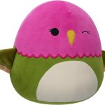 Squishmallows Na'lma The Pink and Green Winking Hummingbird