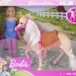 Barbie Doll & Horse Playset Blonde