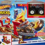 ​Hot Wheels Monster Trucks Arena Smashers 5-Alarm Fire Crash Challenge Playset