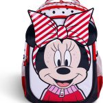 Disney Minnie Mouse 16 Inch Kids School Bag - Ergonomic Backpack Lightweight, Durable, Students 6+ - Perfect for Travel & School,For Girls