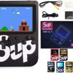 400 in 1 Sup Game Box Rechargable Console/Led Screen/Retro Classic Gaming Console- Black