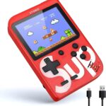 400 in 1 Sup Game Box Rechargable Console/Led Screen/Retro Classic Gaming Console-RED