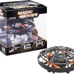 RC Action game magic mover black with Infra Red Gesture Control, Throw to Start, Control Via Hand Movements, 3 Anti Crash Sensors, Protective Cage