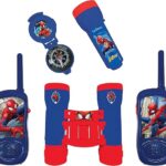 LEXIBOOK Spider-Man-Adventure Set for Children, Walkie-Talkies