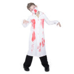 Zombie Doctor Kids Halloween, Cosplay, Spooky, Trick or Treat, Theme Party, Roleplay Costume Small 3-4 Years White 84504S