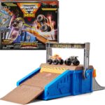 Monster Jam Mini Flip & Go Playset
