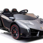 Lamborghini Veneno Ride-On Car with Remote Control For Kids Black