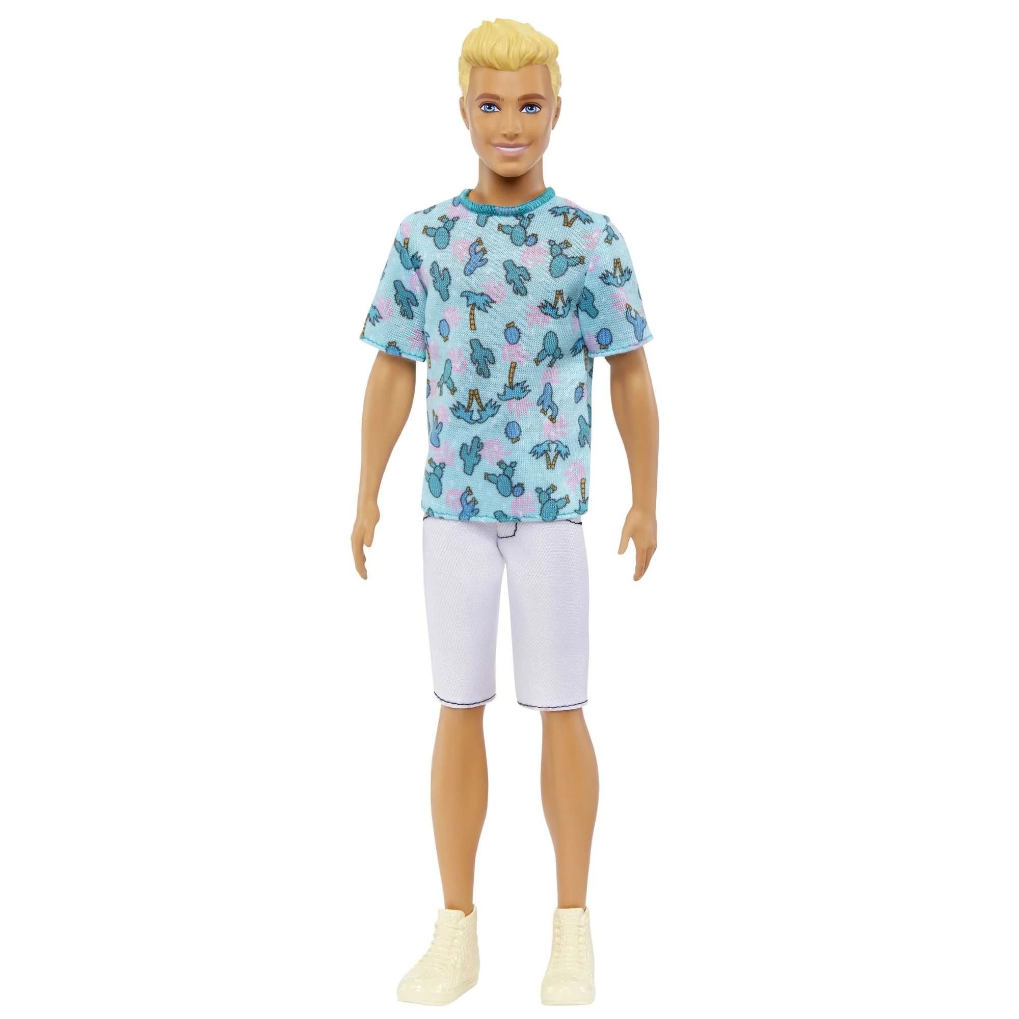 Barbie Ken Fashionistas Doll With Blond Hair And Cactus Tee In Aa Bd .decd | Play and Dream Toys UAE