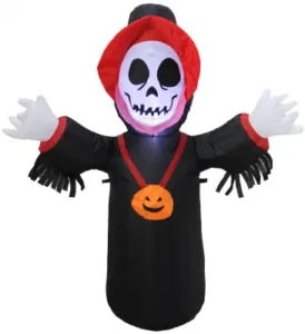 Halloween Inflatable Skeleton With Lights