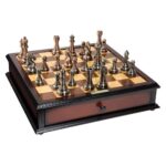 KASPAROV Grandmaster Silver & Bronze Chess Set