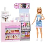 Barbie Coffee Shop Playset with Blonde Barista Doll