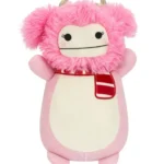 Squishmallows HugMee Pink Bigfoot Scarf Plush 14 Inch