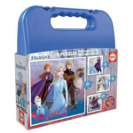 Educa Frozen II Suitcase Set of 4 progressive Children's Puzzles