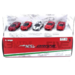 Bburago 1:64 Ferrari Drive 5-Pk.