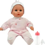 Little Treasure 15 inch Baby Doll With Sleeping Eyes Bottle & Dummy