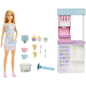 Barbie Ice Cream Shopkeeper Playset