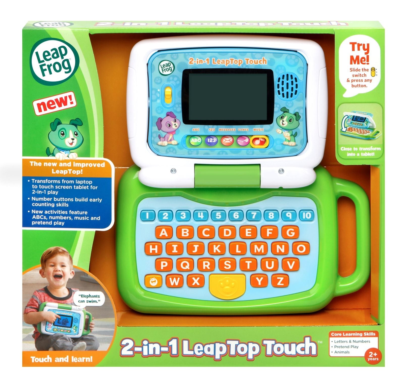 LEAPFROG IN LEAPTOP TOUCH GREEN HL | Play and Dream Toys UAE
