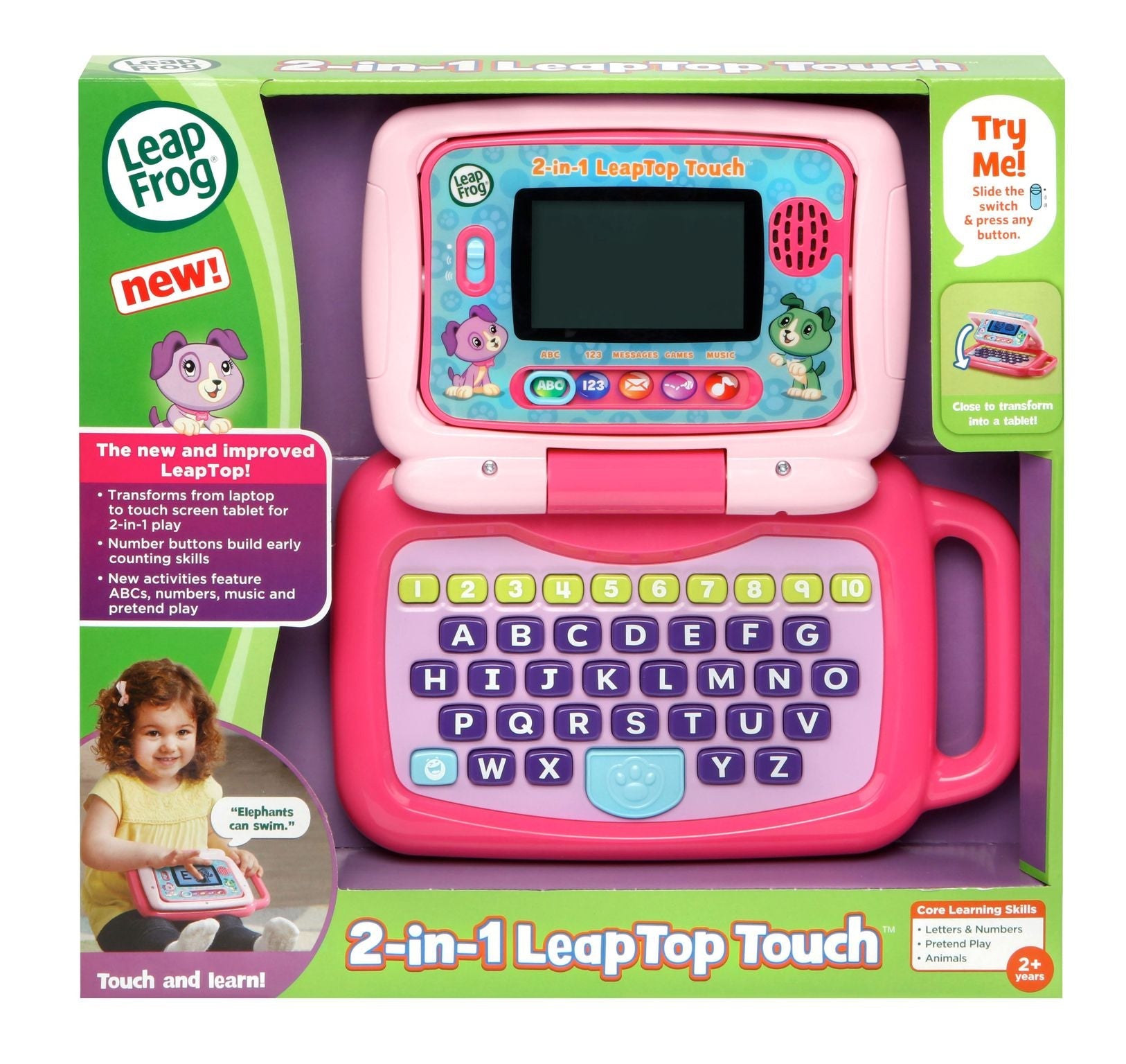 LEAPFROG IN LEAPTOP TOUCH PINK HL C Fd | Play and Dream Toys UAE