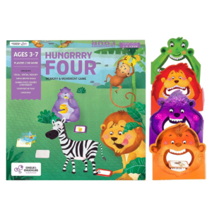 Chalk and Chuckles Hungrrrry Four, Multi Color