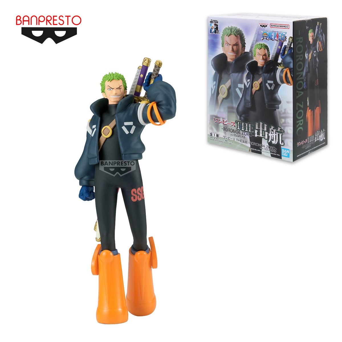 Banpresto The Shukko Cranenking Figure Zoro Egghead Island Ver. One Piece | Play and Dream Toys UAE