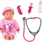 Bayer 33cm Doctor Set Doll with 24 Baby Sounds