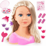 Bayer Charlene Super Model Blonde Styling Head with makeup