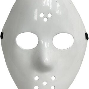 Spooky White Hockey Mask