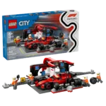 LEGO? F1? Pit Stop & Pit Crew with Ferrari Car