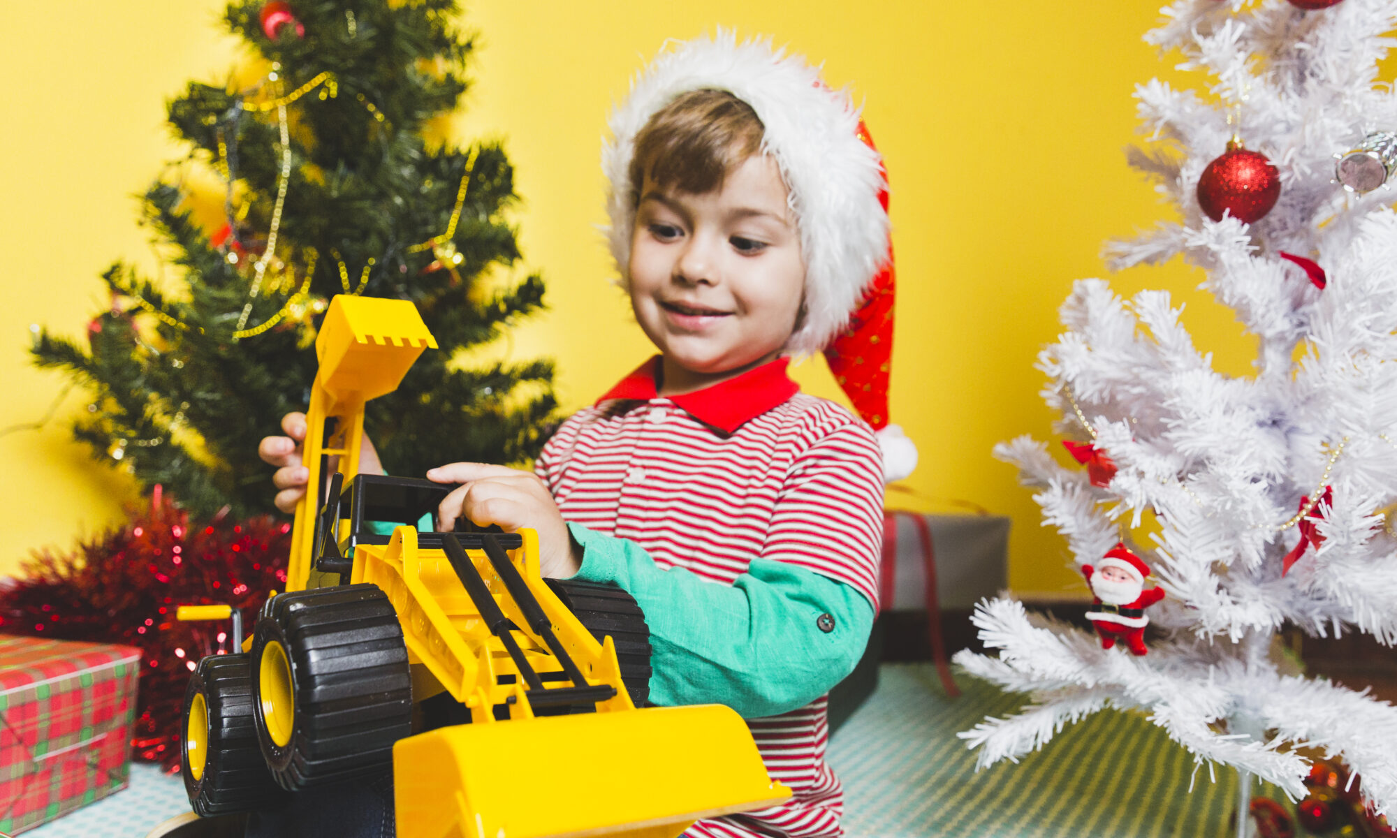 Christmas Concept With Kid Playing | Play and Dream Toys UAE