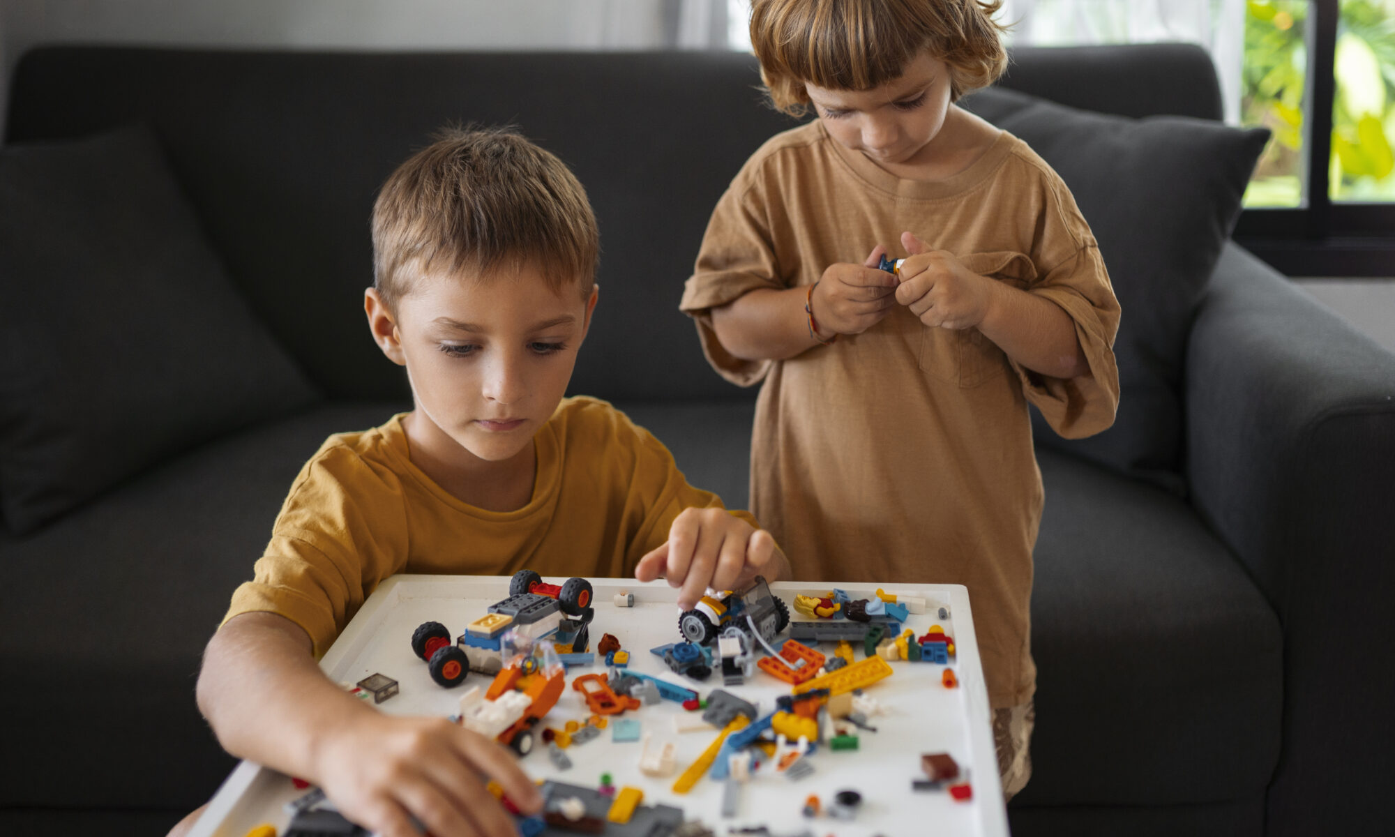 Front View Kids Playing Indoors | Play and Dream Toys UAE