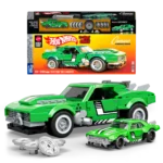 Mattel Brick Shop Hot Wheels Custom ?68 Camaro Building Toy Kit (289 Pieces), For Collectors