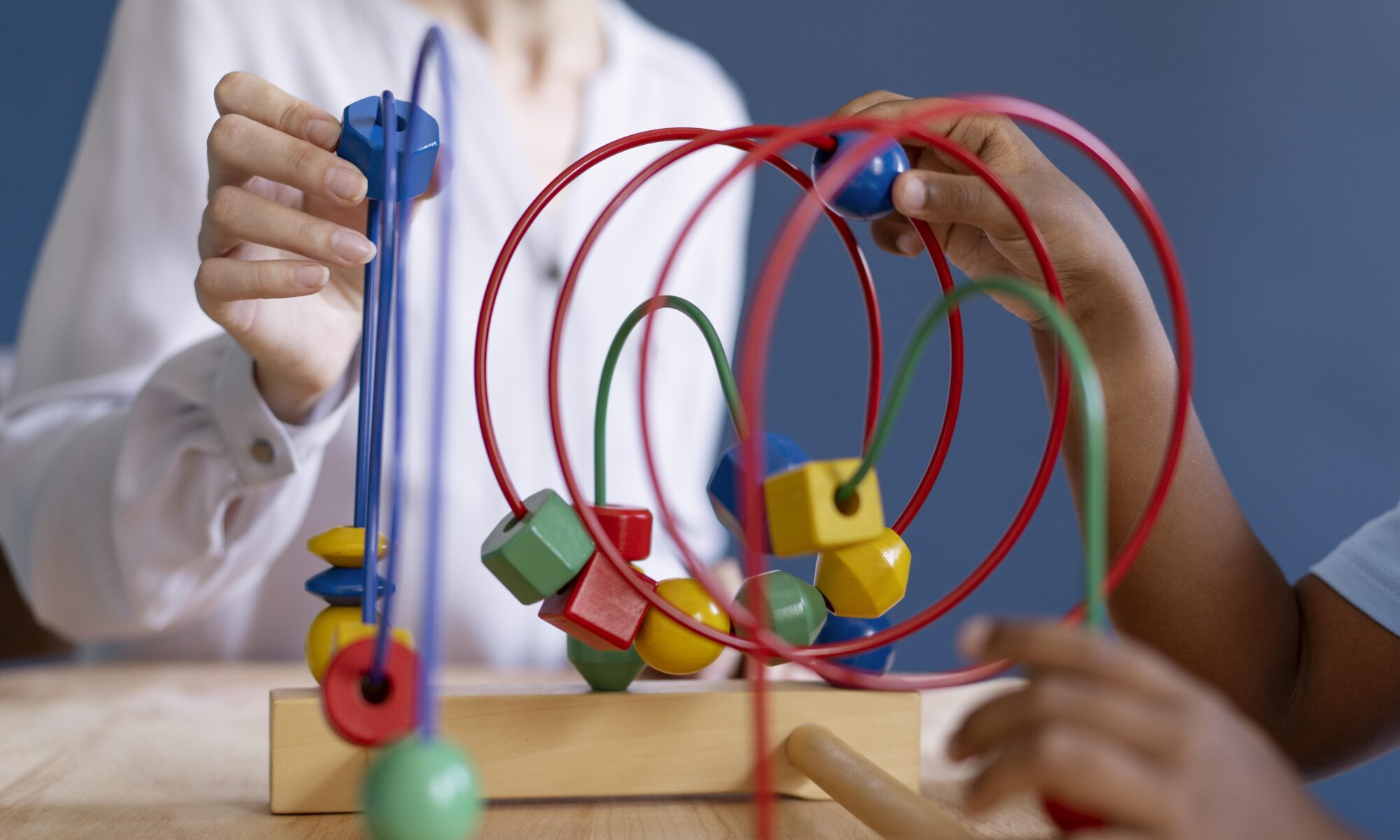 Little Boy Having Occupational Therapy Session With Psychologist | Play and Dream Toys UAE