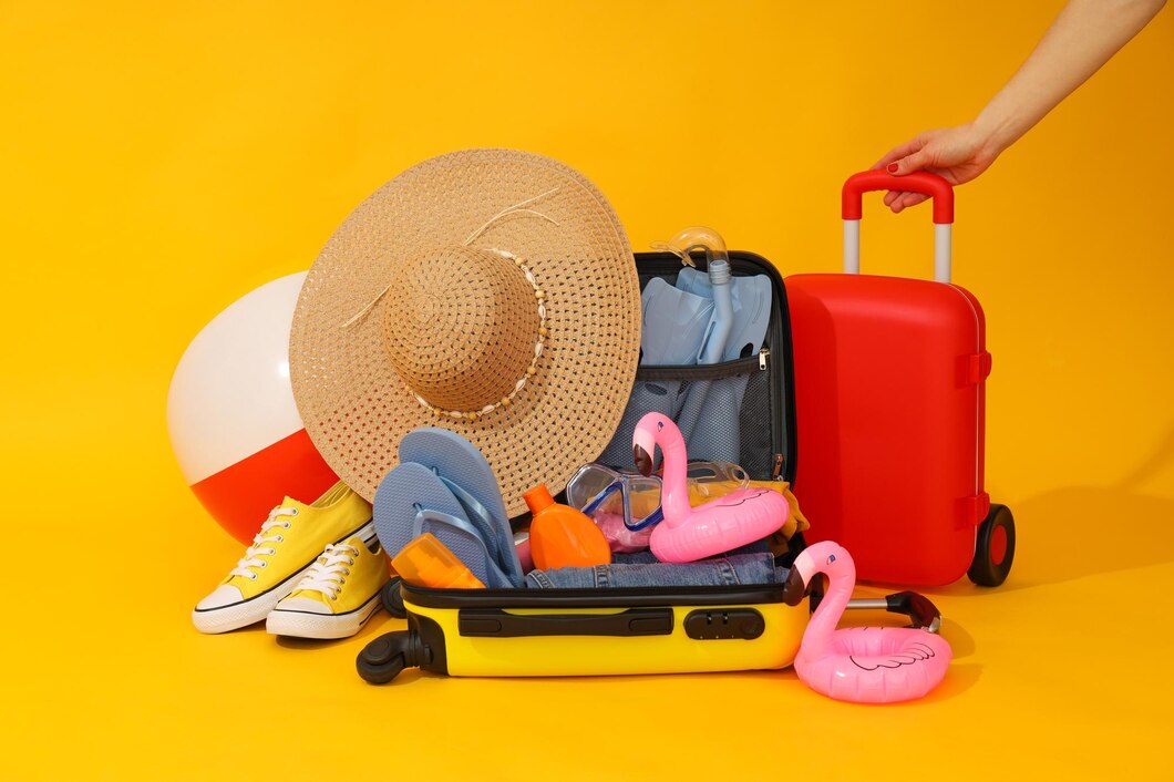 Travel Vacation Holidays Composition With Suitcase | Play and Dream Toys UAE