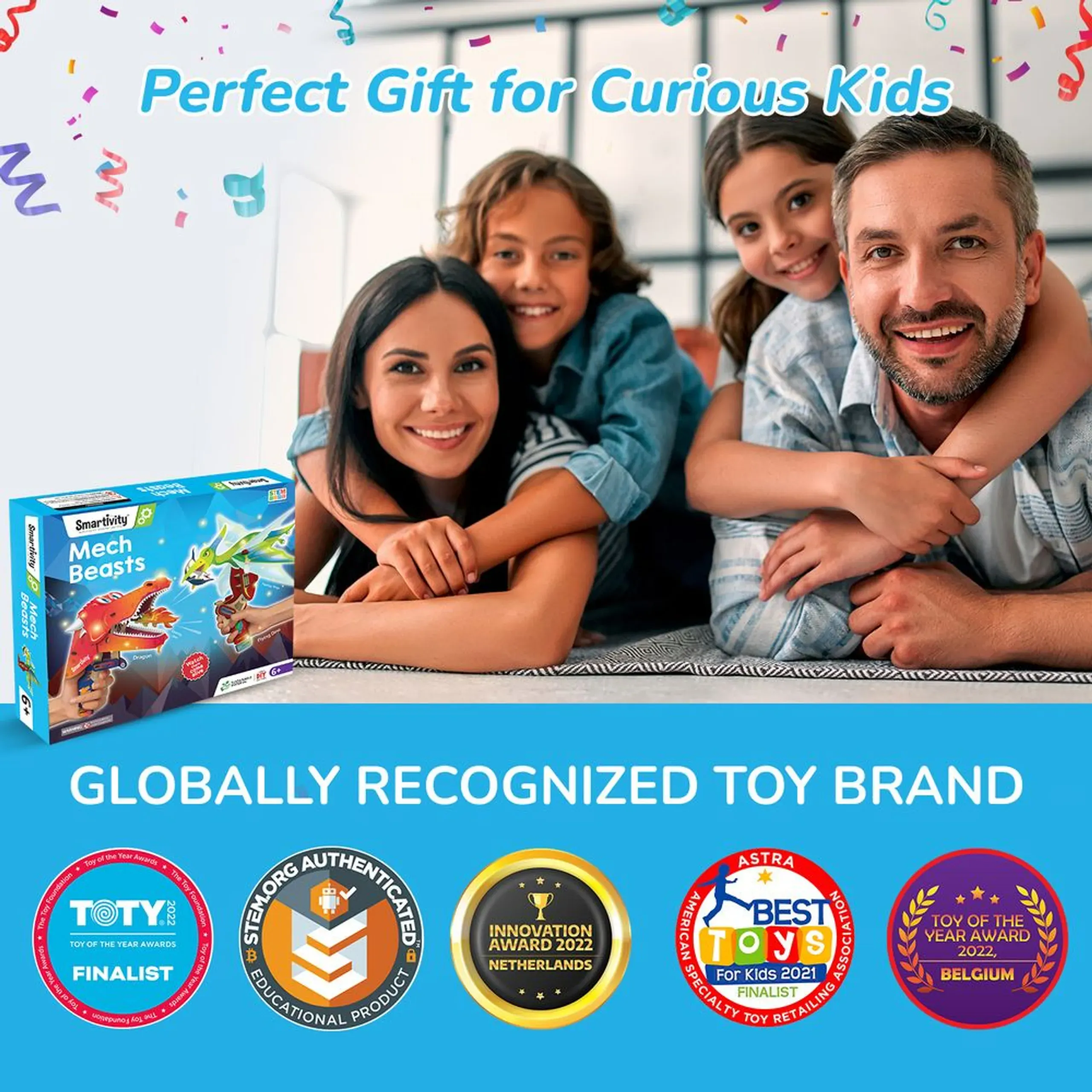 Imgi Smartivity Mech Beasts DIY STEM Toy Kit Multicolor | Play and Dream Toys UAE