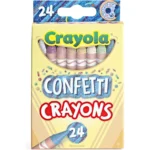 Crayola Confetti Crayons (24 Count)