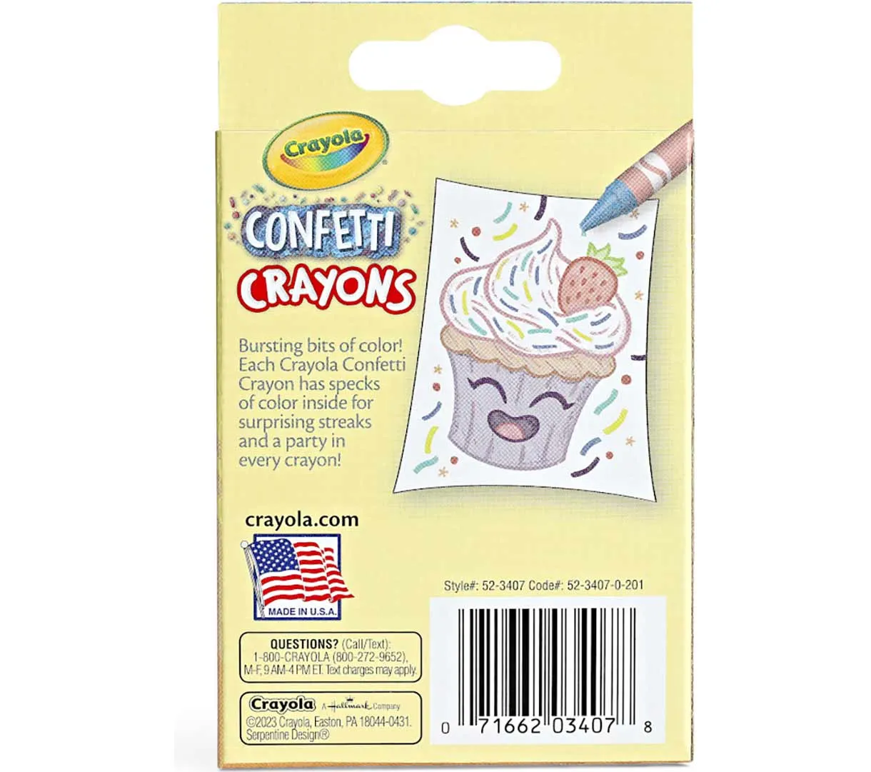 Imgi Confetti Crayons Ct | Play and Dream Toys UAE