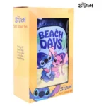 Disney Stitch Floating 5-In-1 Trolley Box Set 18-Inch – School Trolley with Lunch Bag, Lunch Box, Water Bottle & Pencil Case