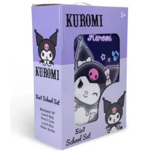 Imgi Sanrio In School Backpack Set Kuromi Inch | Play and Dream Toys UAE