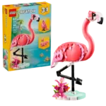 LEGO Creator 3in1 Wild Animals: Pink Flamingo Toy Building Set
