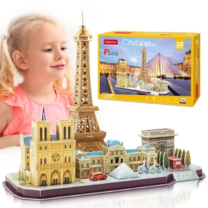 CubicFun 3D Puzzle – CityLine: Paris (France)