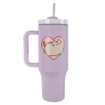 Official Pusheen Heart 40oz (1200ml) Stainless Steel Travel Tumbler